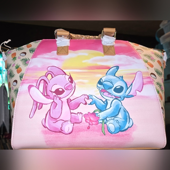 Loungefly Handbags - Brand New! Loungefly Disney Angel & Stitch Satchel Bag